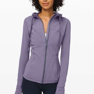 Hooded Define hooded Jacket size 6 purple